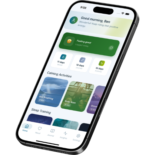 Restori app home screen Restori app dashboard